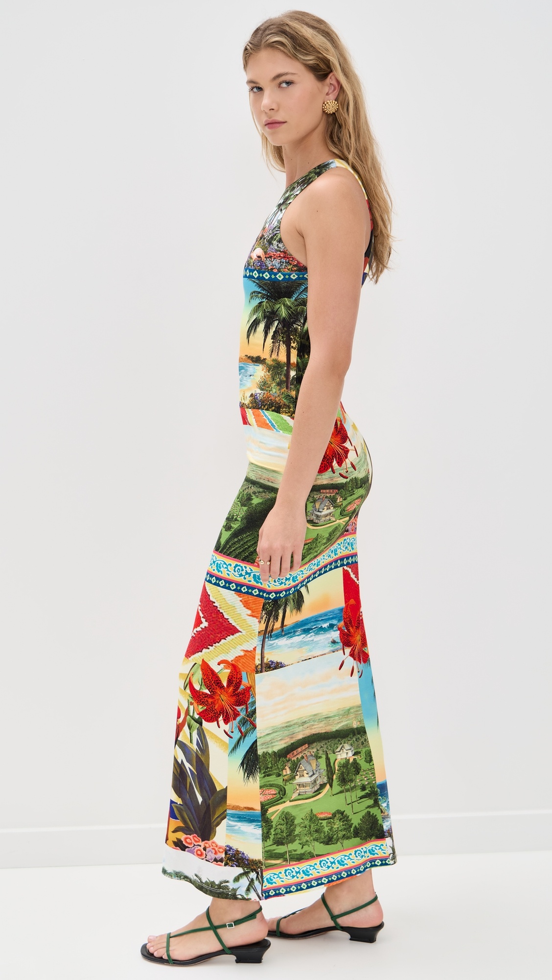 Pania Racer Neck Maxi Dress - 3