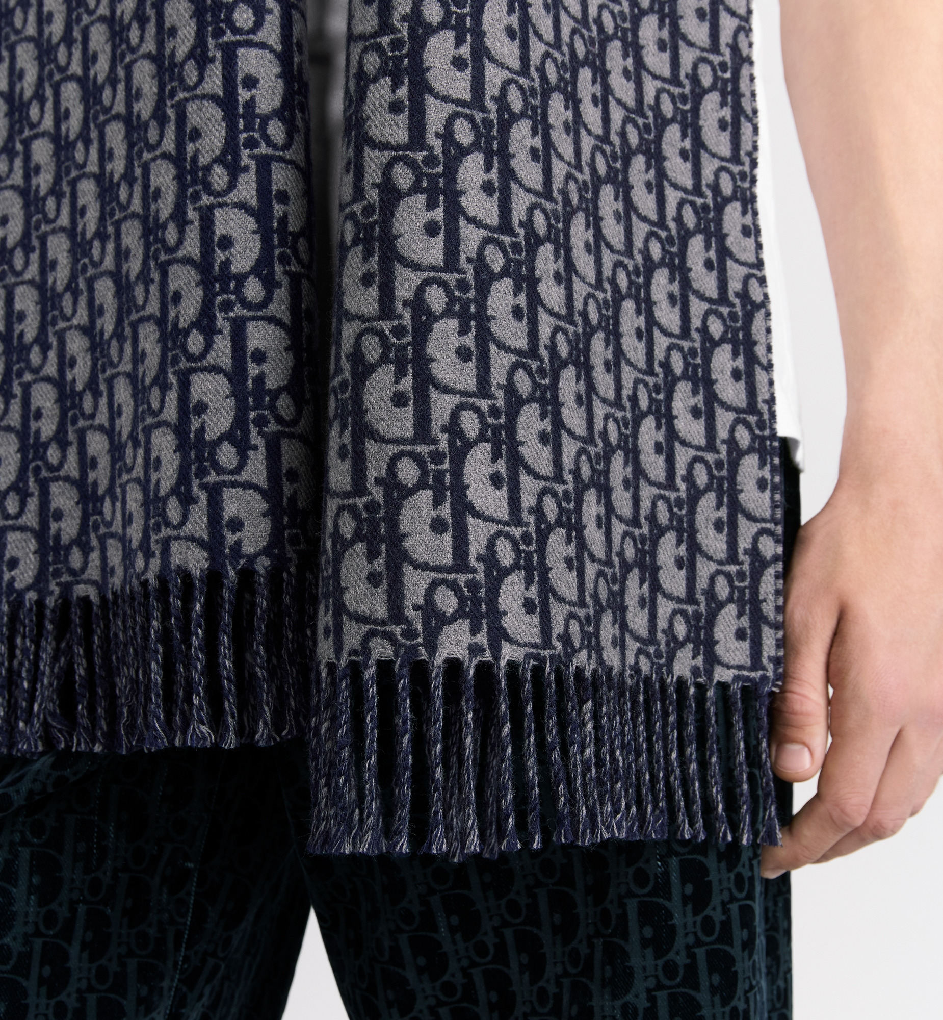 Dior Oblique Double-Sided Scarf - 3