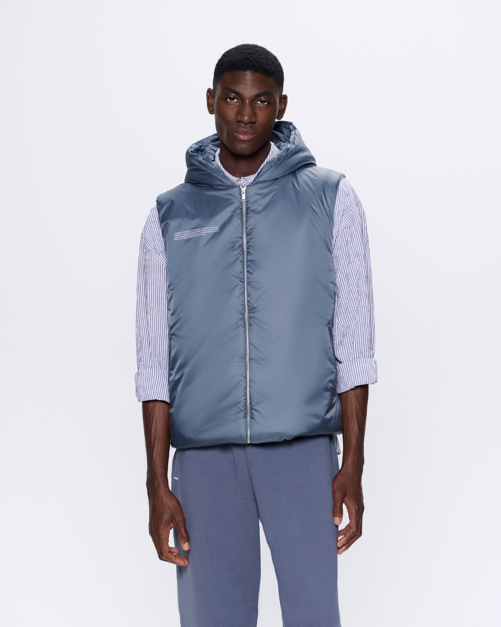 Mens DNA Flower-Warmth Gilet - Atmosphere Grey - 3