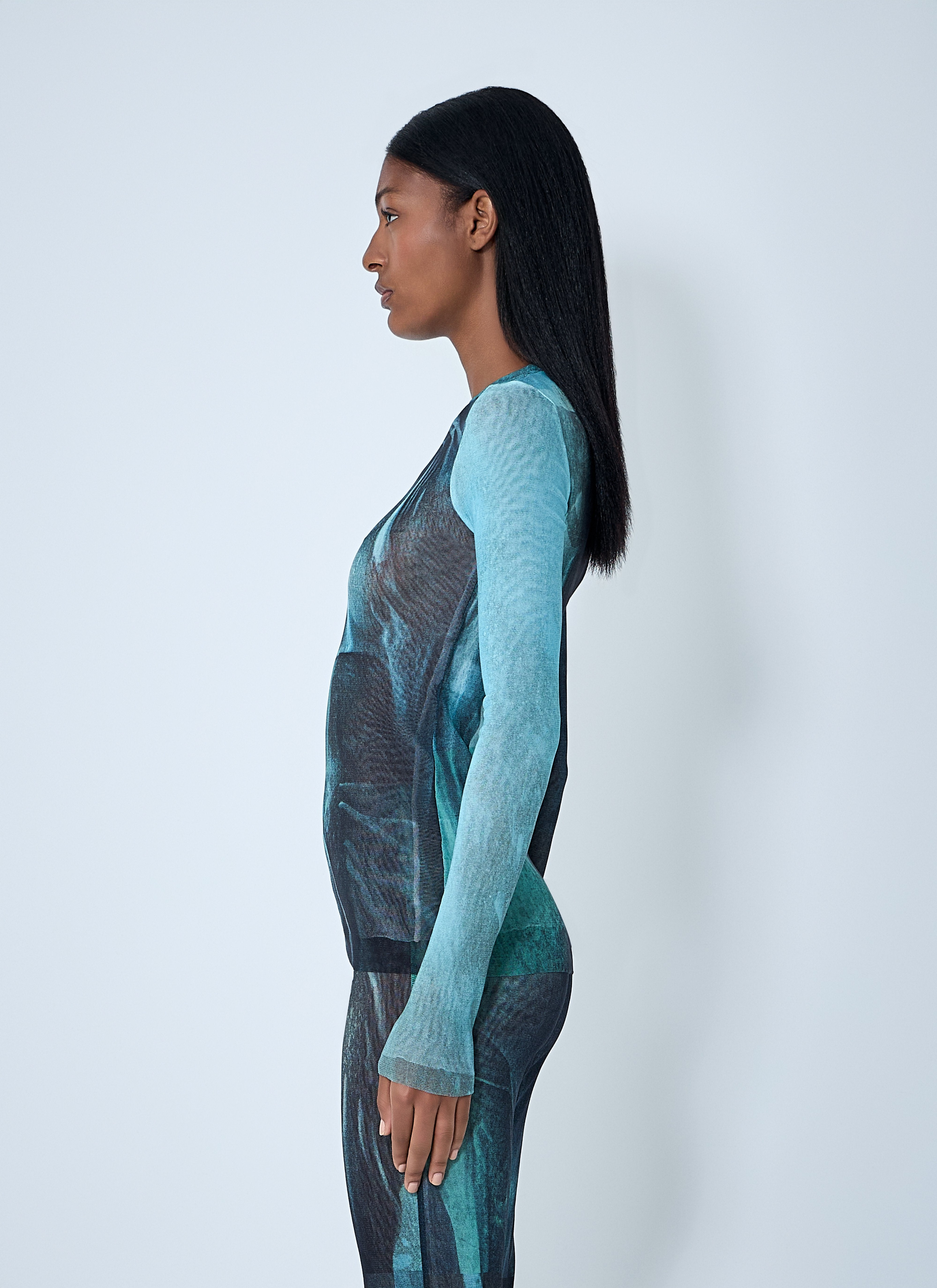 Jean Paul Gaultier Women Water Mesh Top - 3