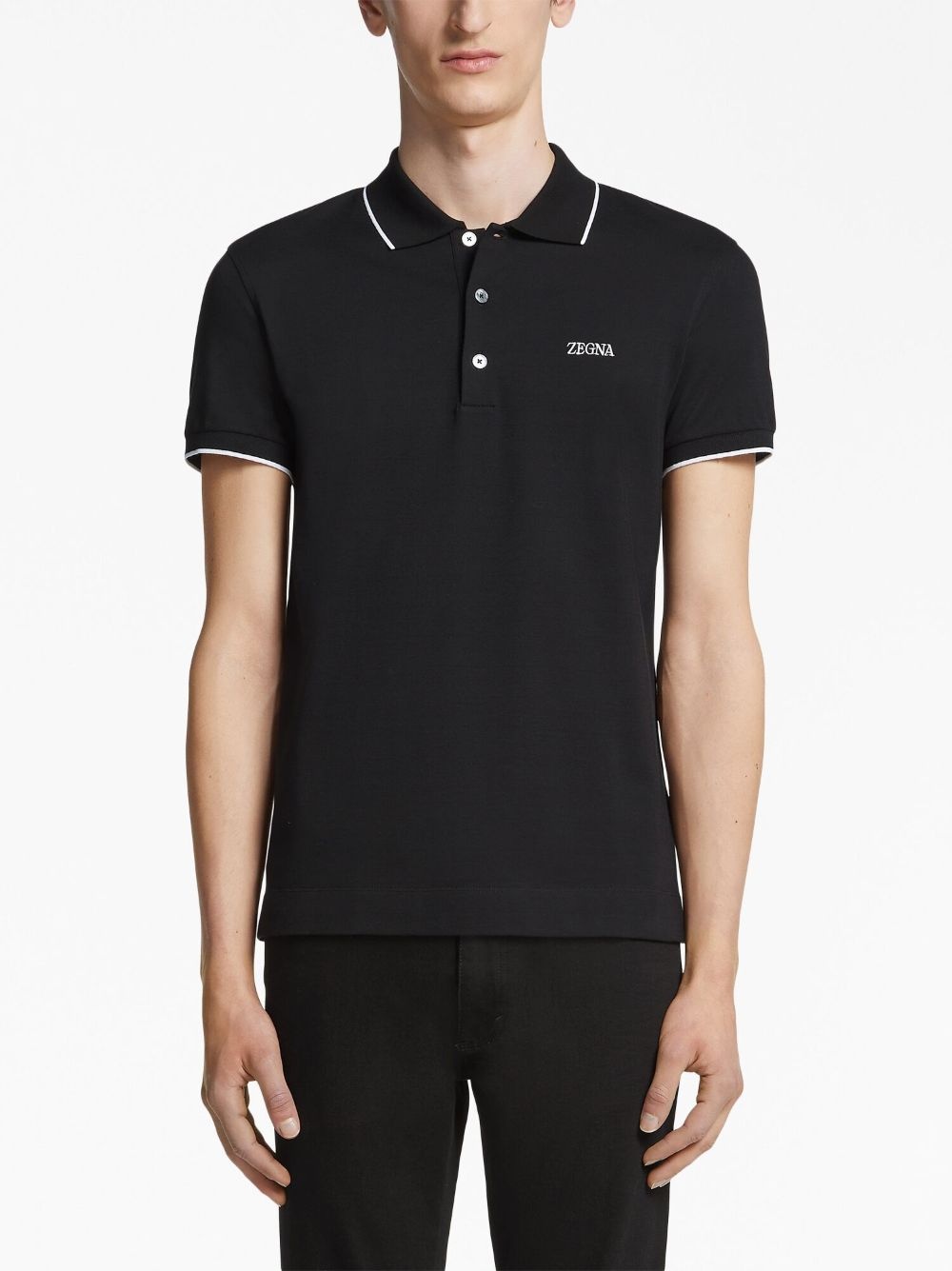 cotton polo shirt - 2