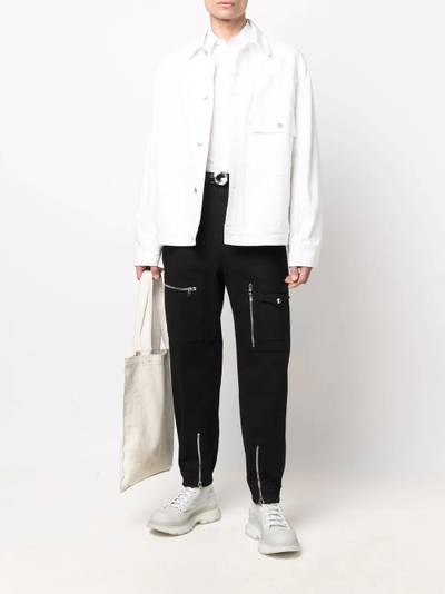 Alexander McQueen zip-detail trousers outlook