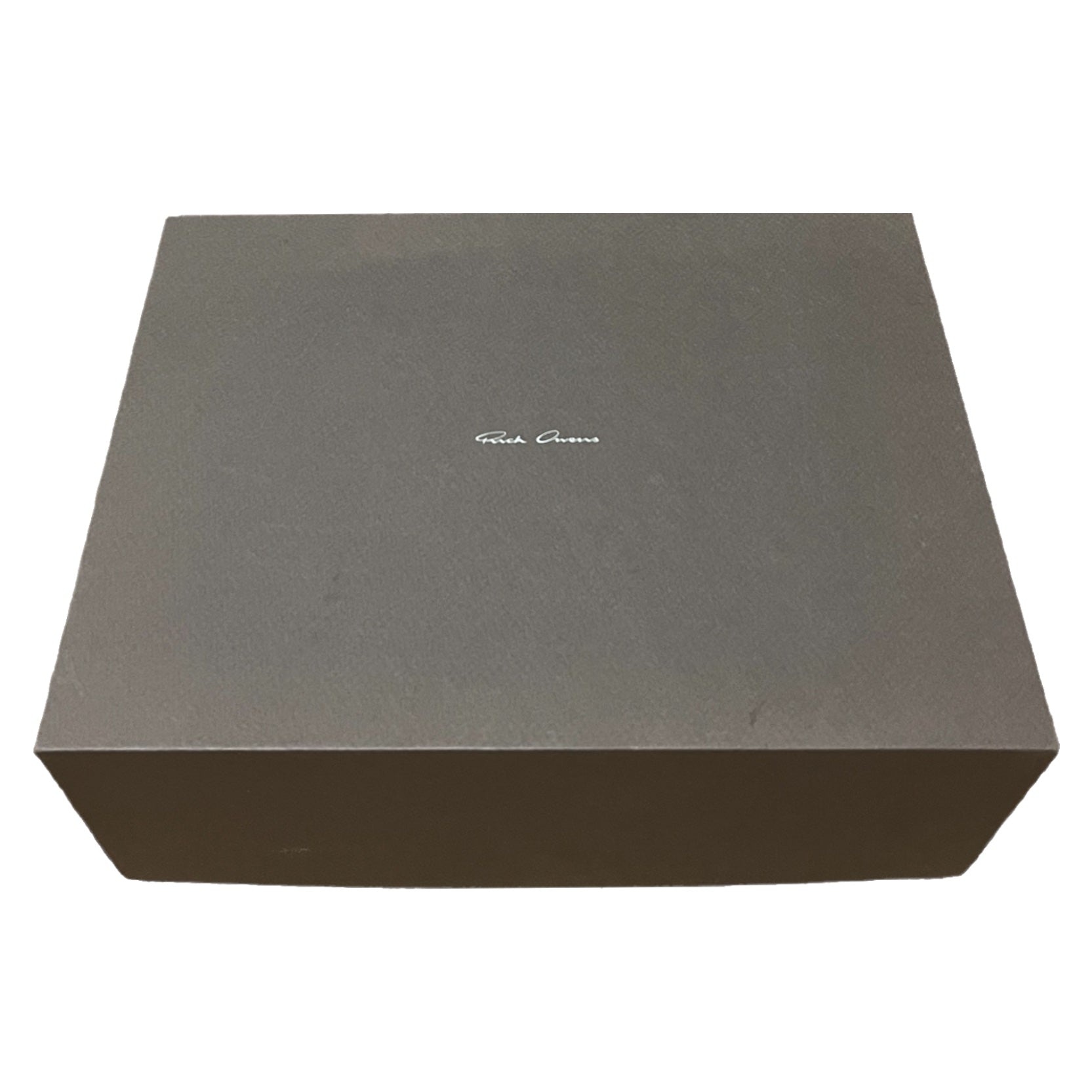 RICK OWENS Lace Up Low Top Leather Sneakers - 7