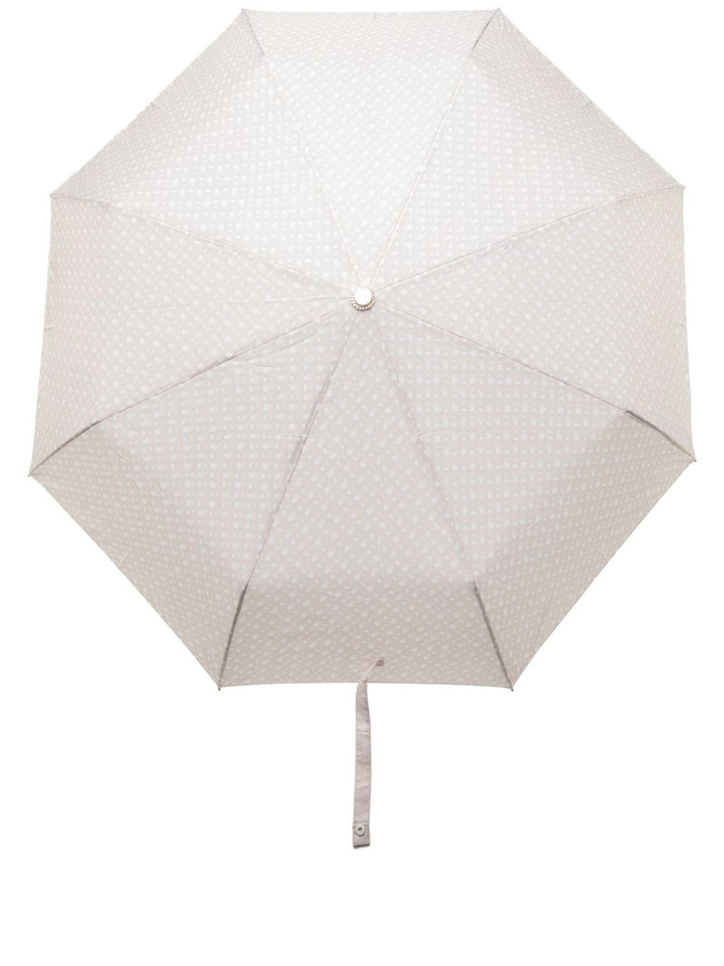 monogram-print umbrella 1