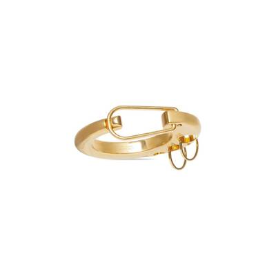 BALENCIAGA Women's Clip Bracelet  in Gold outlook