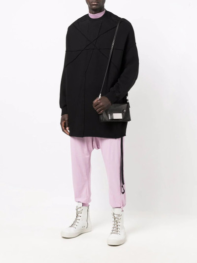 Rick Owens DRKSHDW exposed-seam sweatshirt outlook