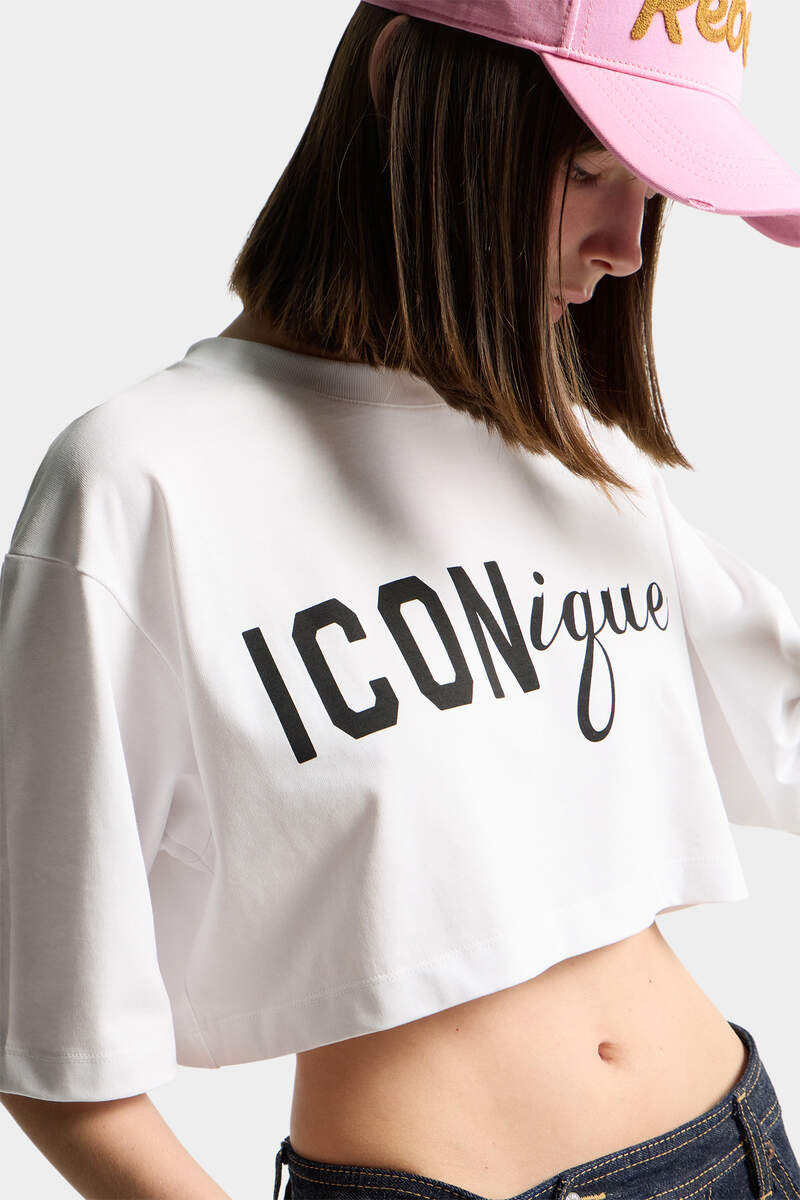 ICONIQUE CROPPED LOOSE FIT T-SHIRT 3
