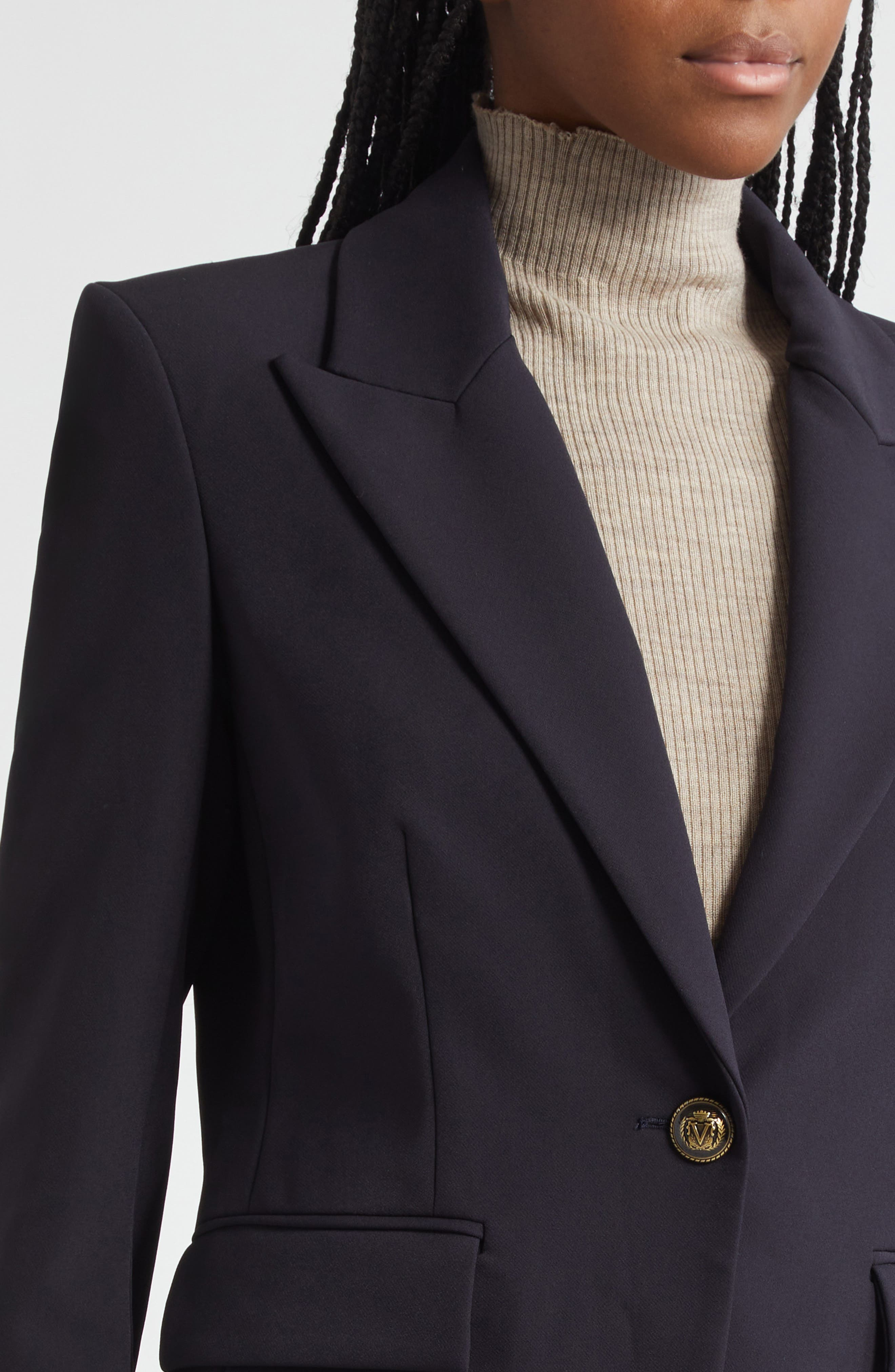 Veronica Beard Naira Dickey Jacket in Navy at Nordstrom - 6