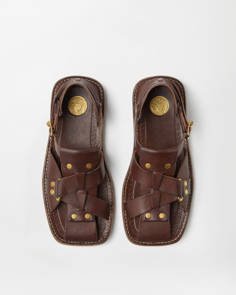 VERSACE Souvenir Leather Sandals outlook