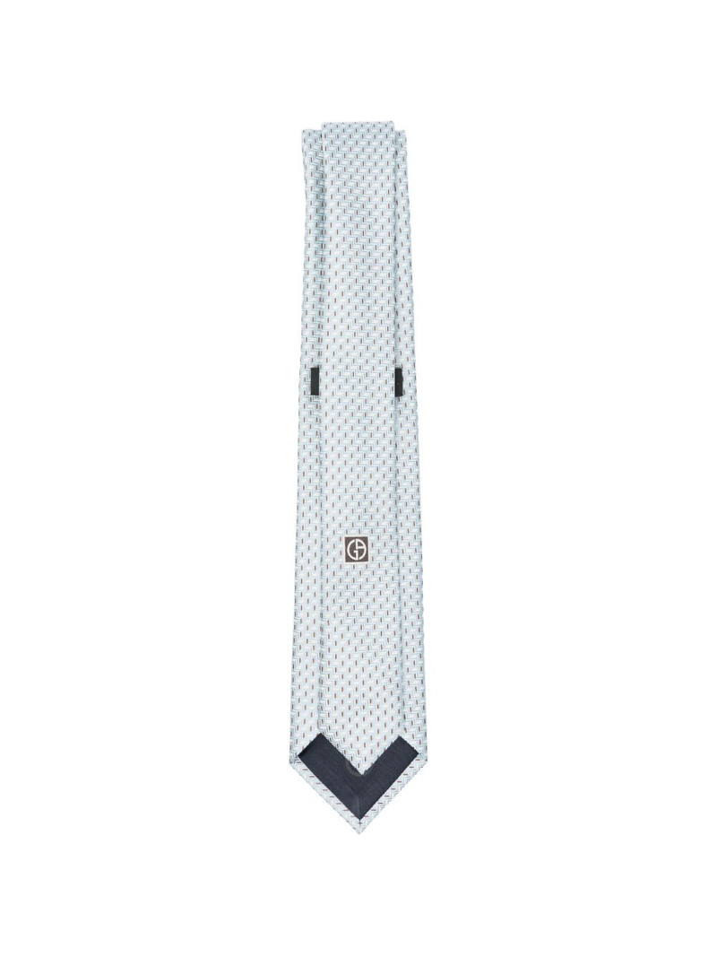 GIORGIO ARMANI patterned tie outlook