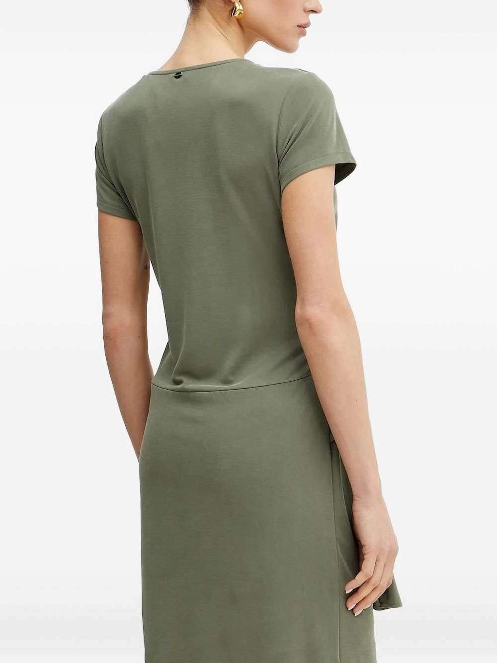tie-front short-sleeve dress - 2