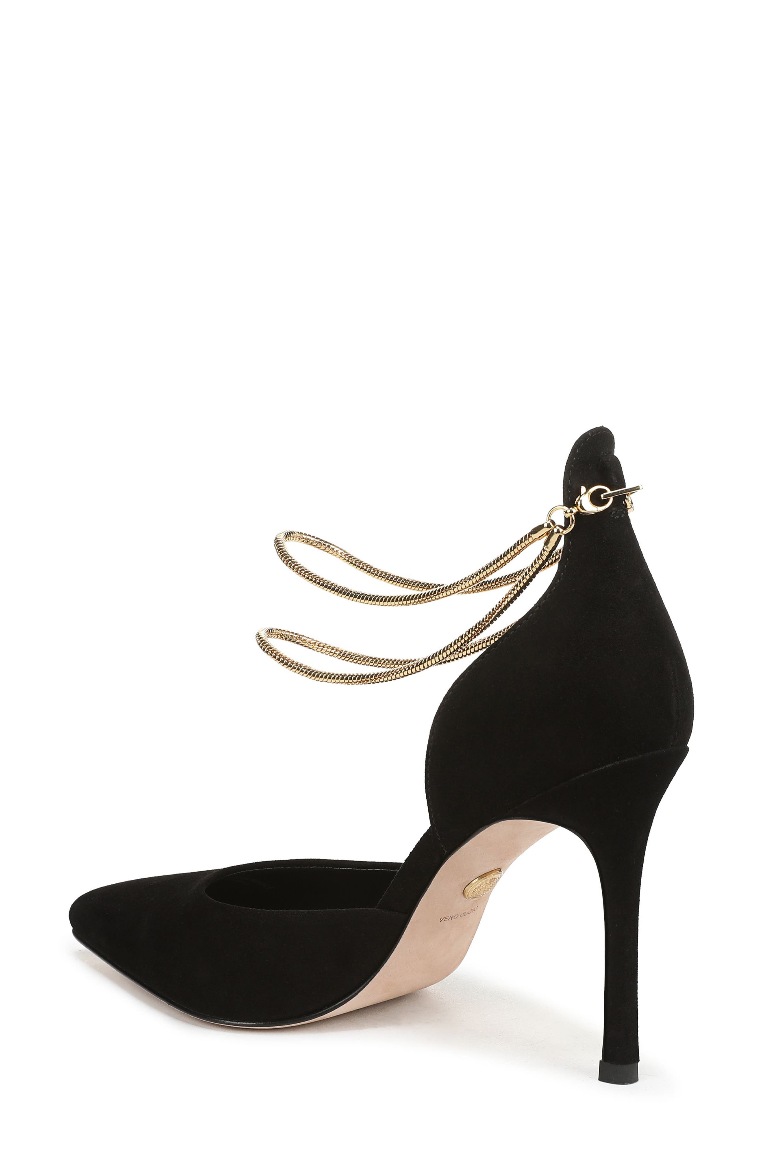 Veronica Beard Leandra Ankle Strap Pump in Black at Nordstrom - 2