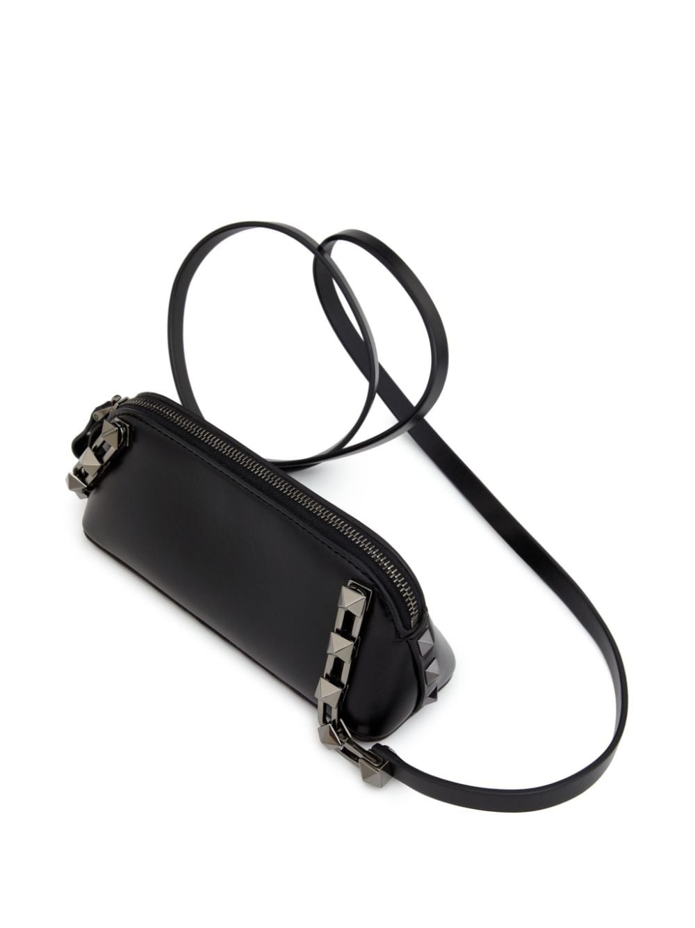 mini Rockstud calfskin clutch - 6