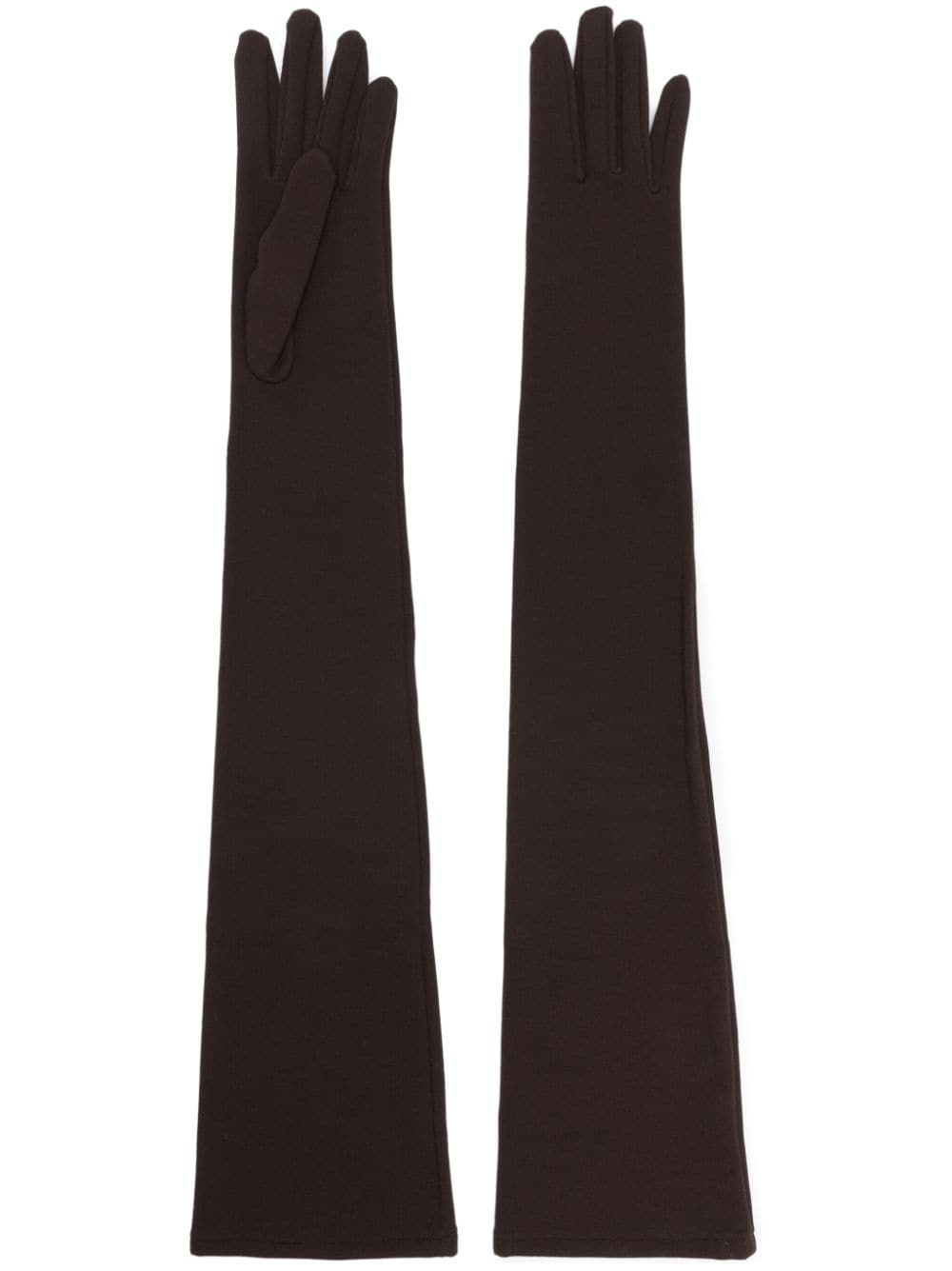 full-finger jersey long gloves - 1