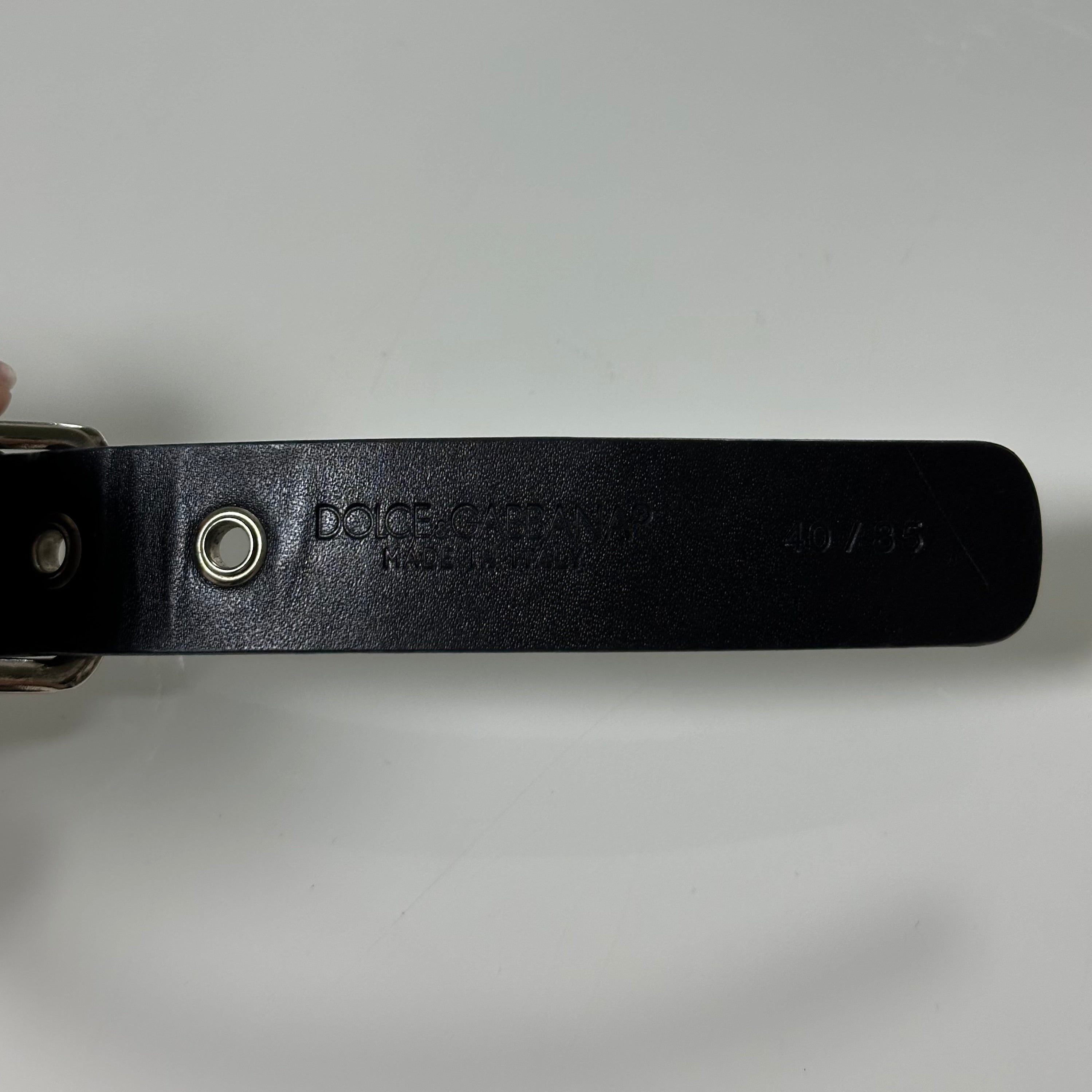 DOLCE&GABBANA Fall Winter 2007 Chain Eyelet Leather Belt - 6