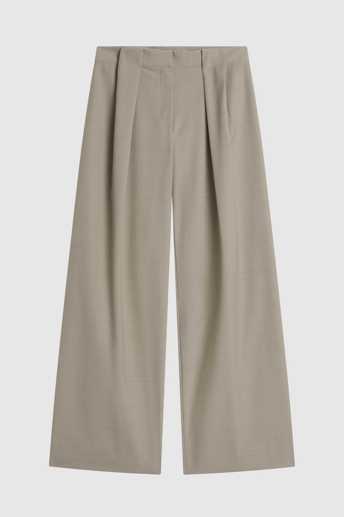 Pleat Loop Pants - Mousse - 1