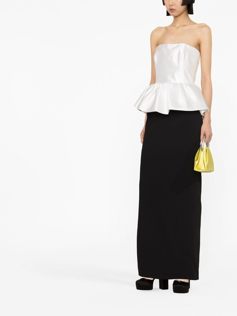 SOLACE LONDON Maddison strapless dress outlook