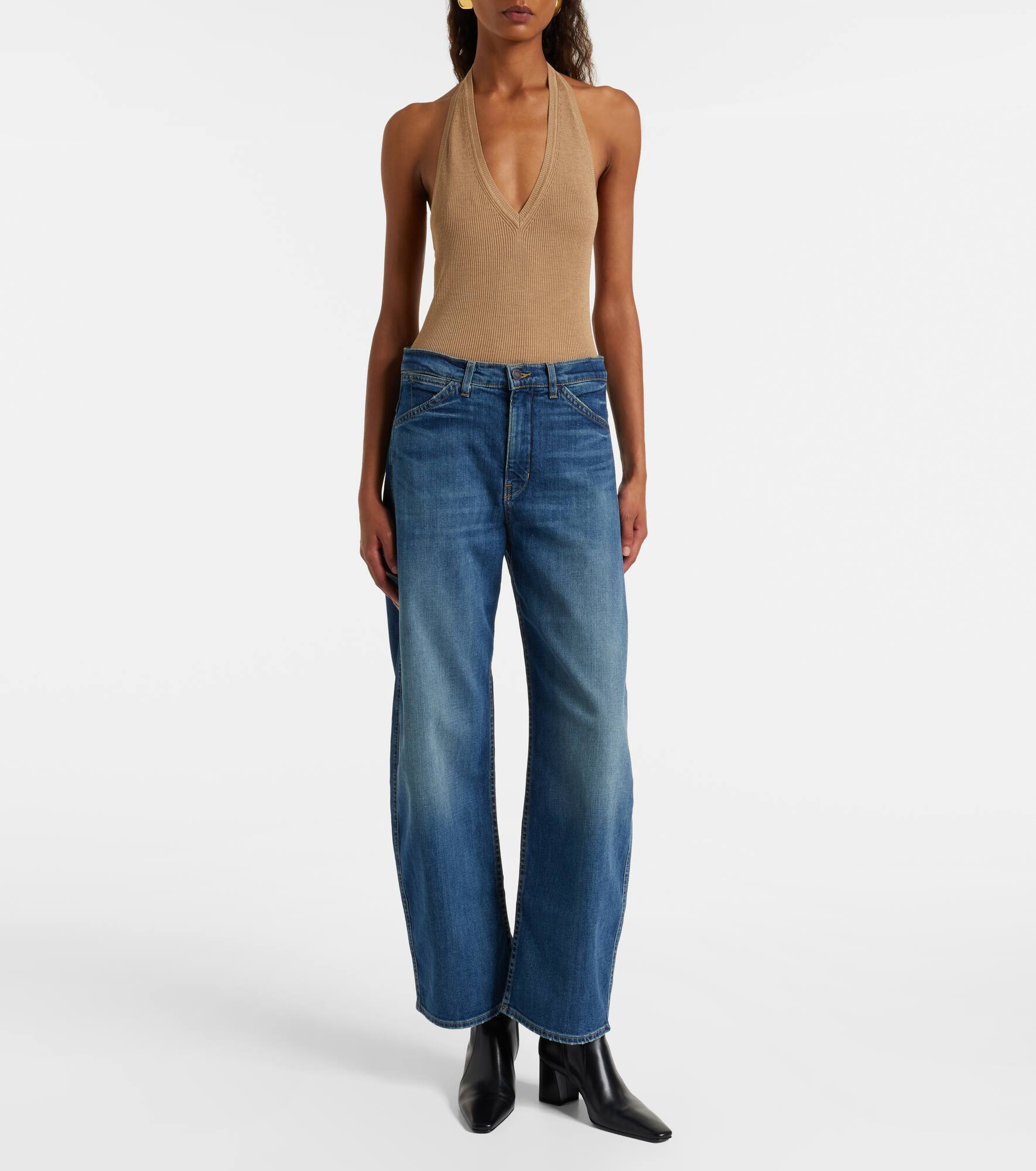 Tribeca barrel-leg jeans - 7