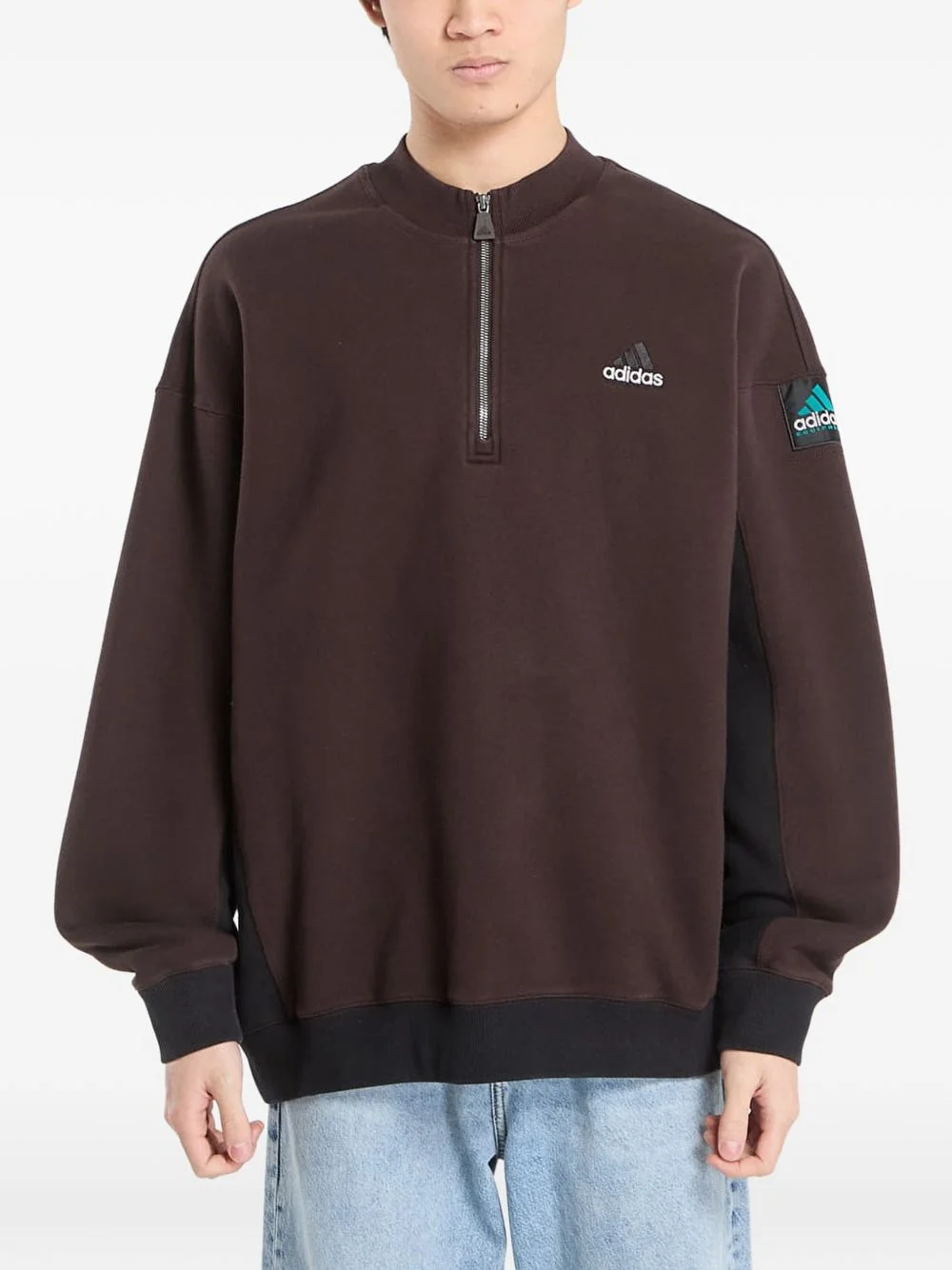 Equipment Blocked sweatshirt - 1