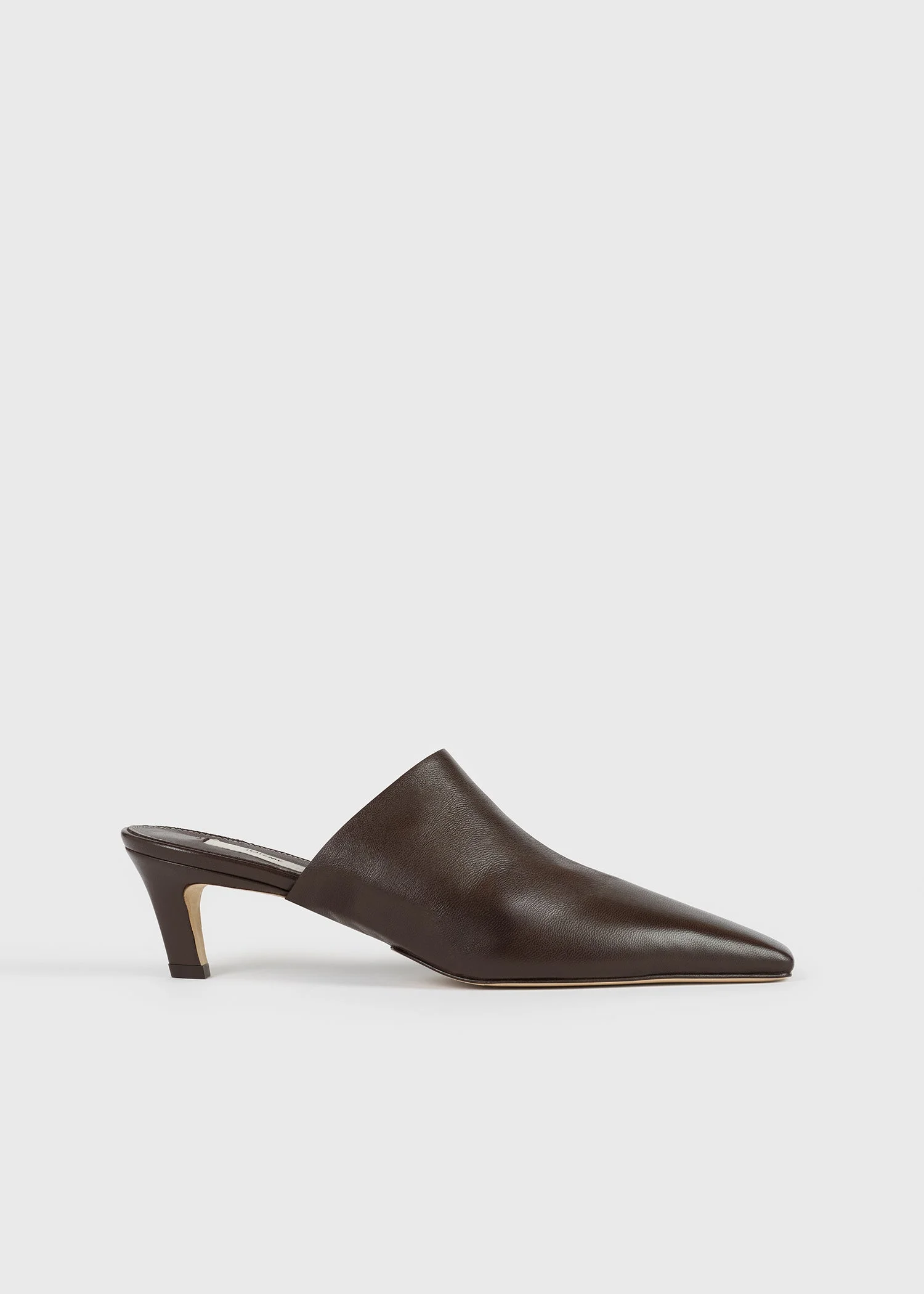 Soft nappa mules bark - 1