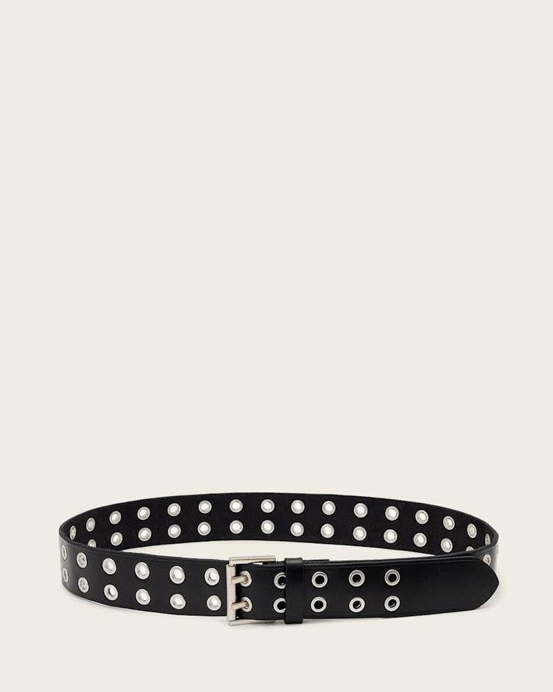 NYLA DOUBLE EYELET LEATHER BELT 4