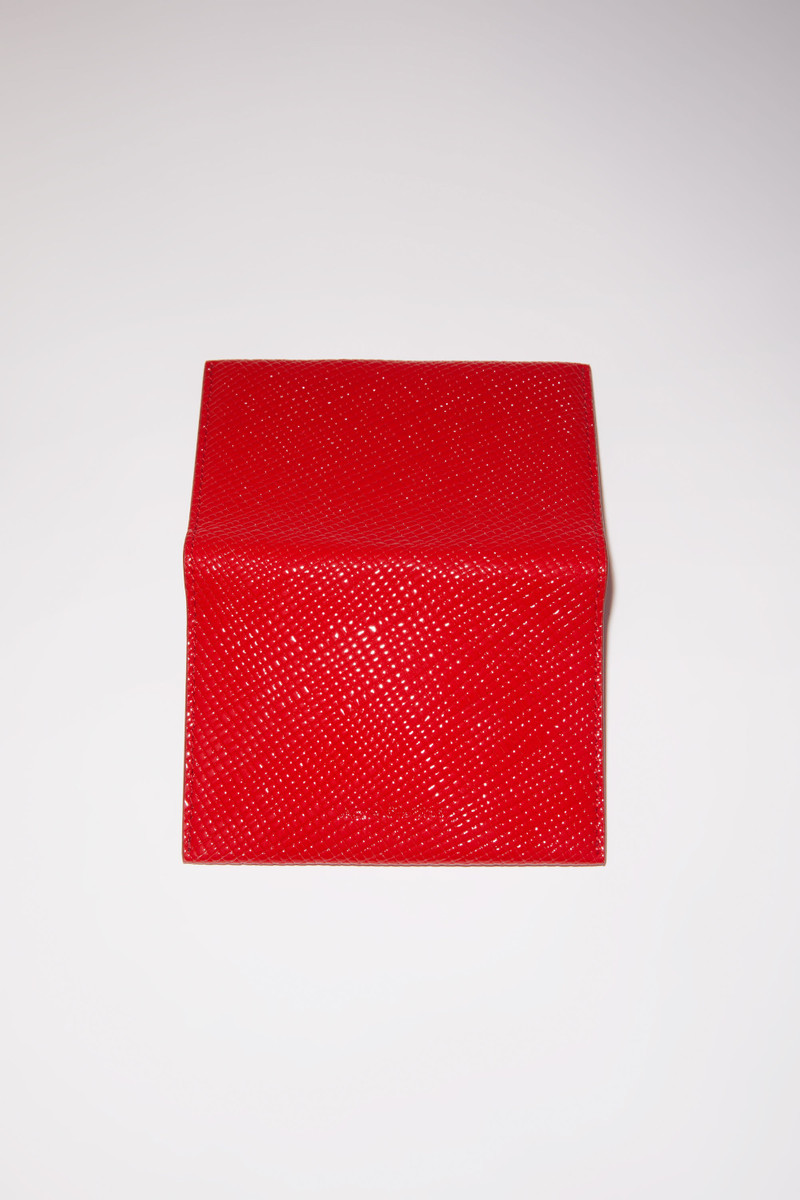 Folded card holder - Bright Red 3