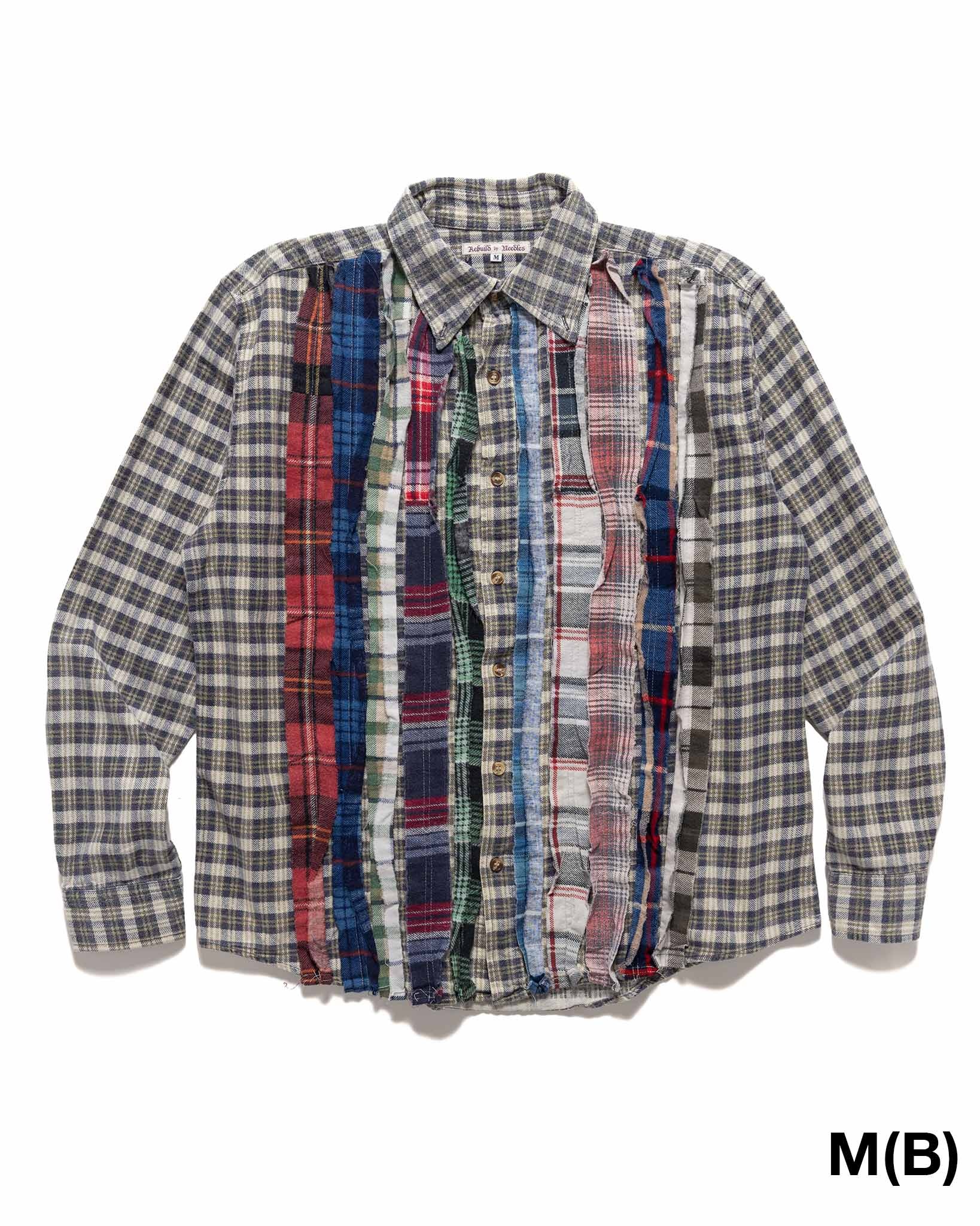 Rebuild by Needles Flannel Shirt -> Ribbon Shirt Assorted - 10