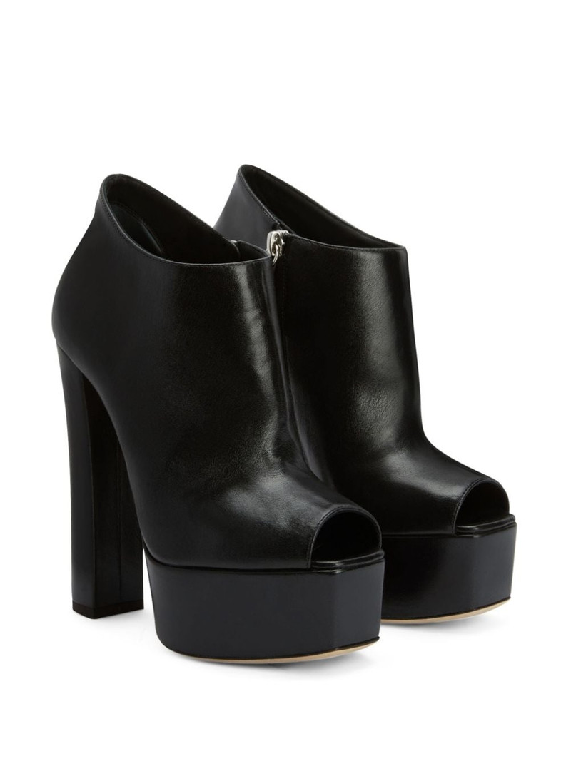 Giuseppe Zanotti Judith 120mm peep-toe boots outlook