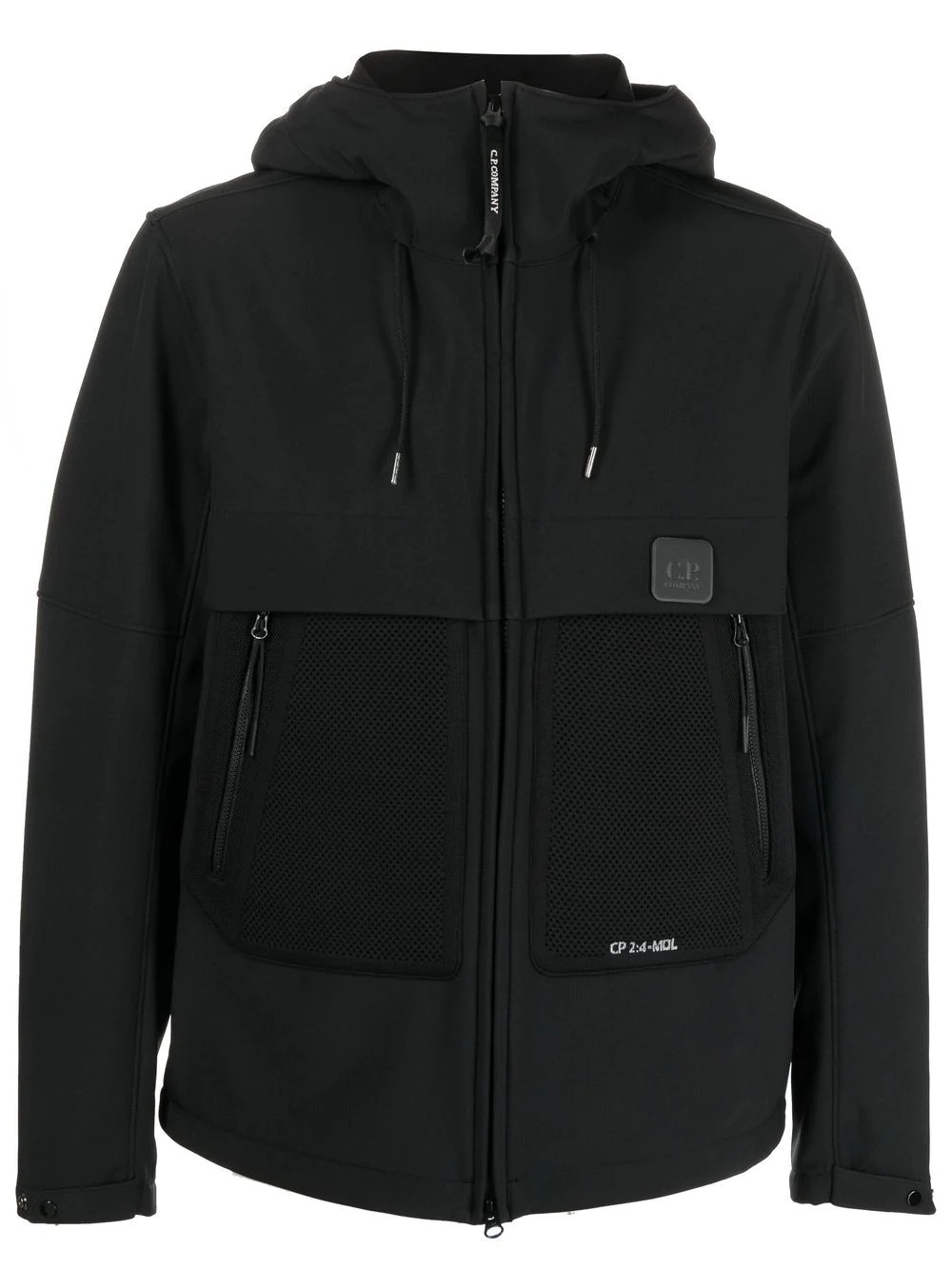 zip-up hooded jacket - 1