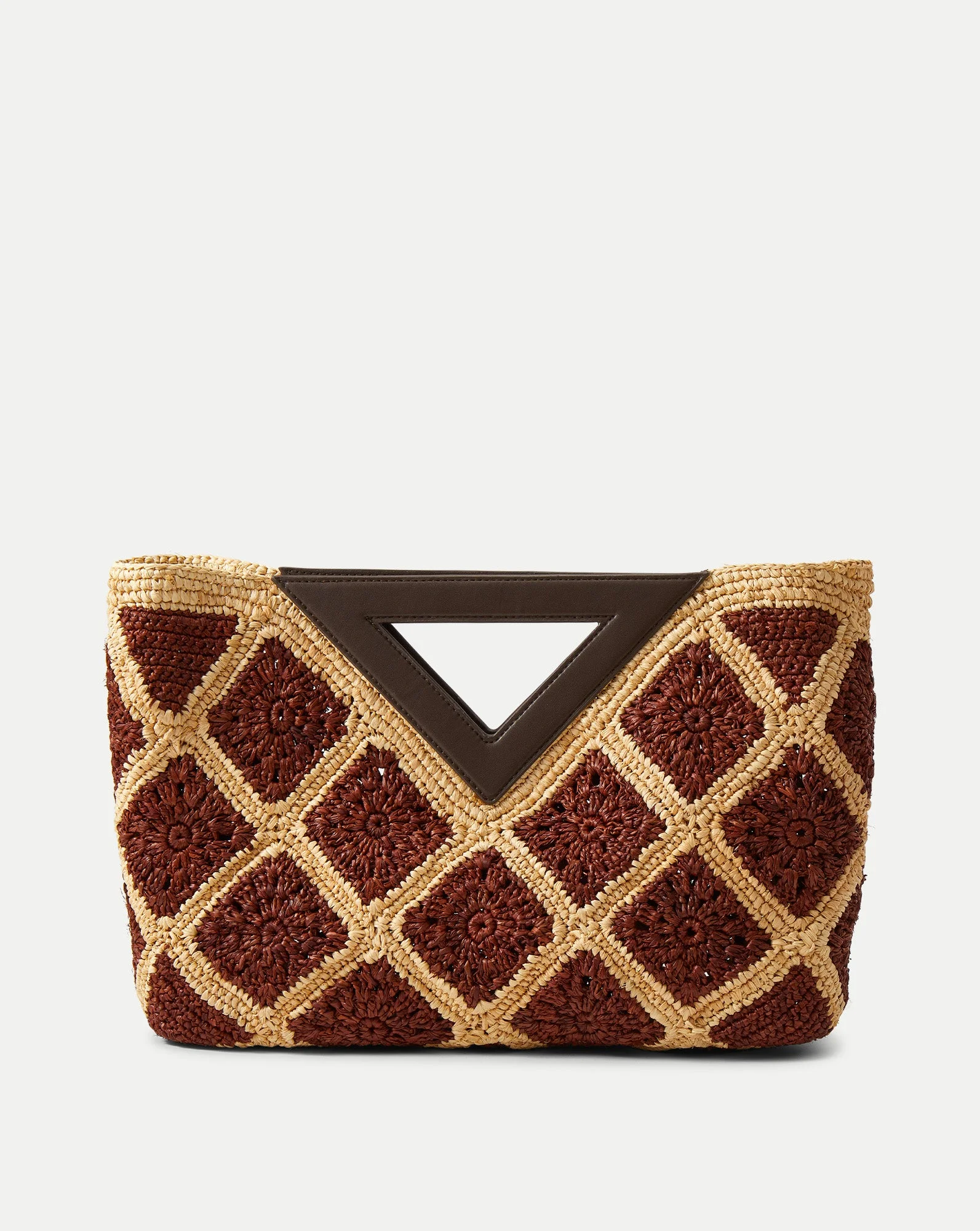 RAFFIA VESPER CLUTCH - 1