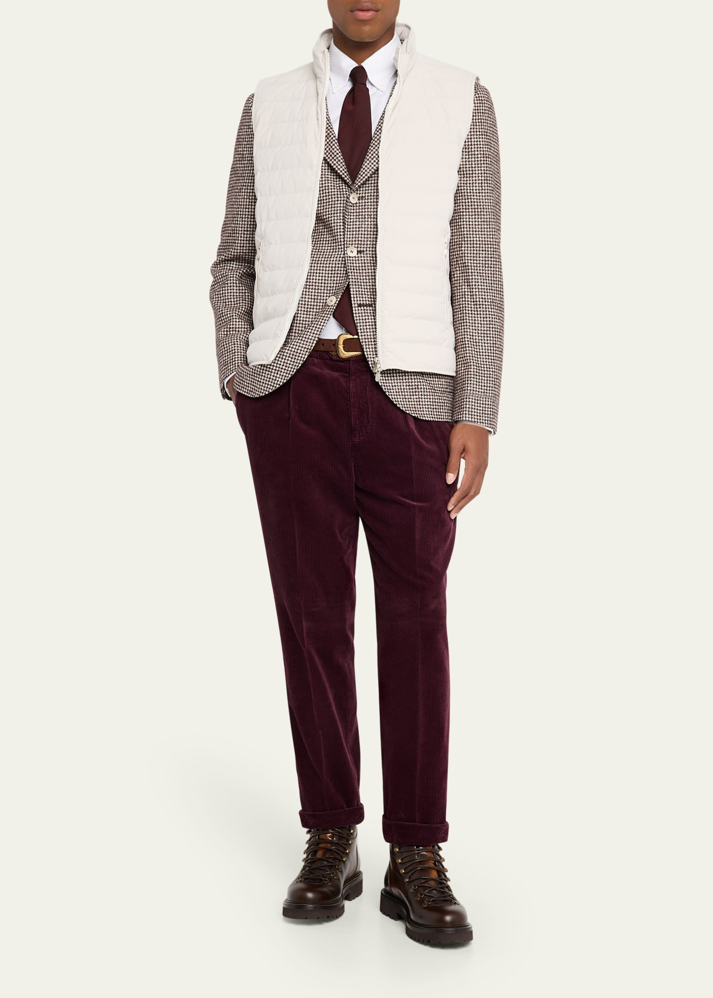 Men's Alpaca Wool Houndstooth Sport Coat - 2