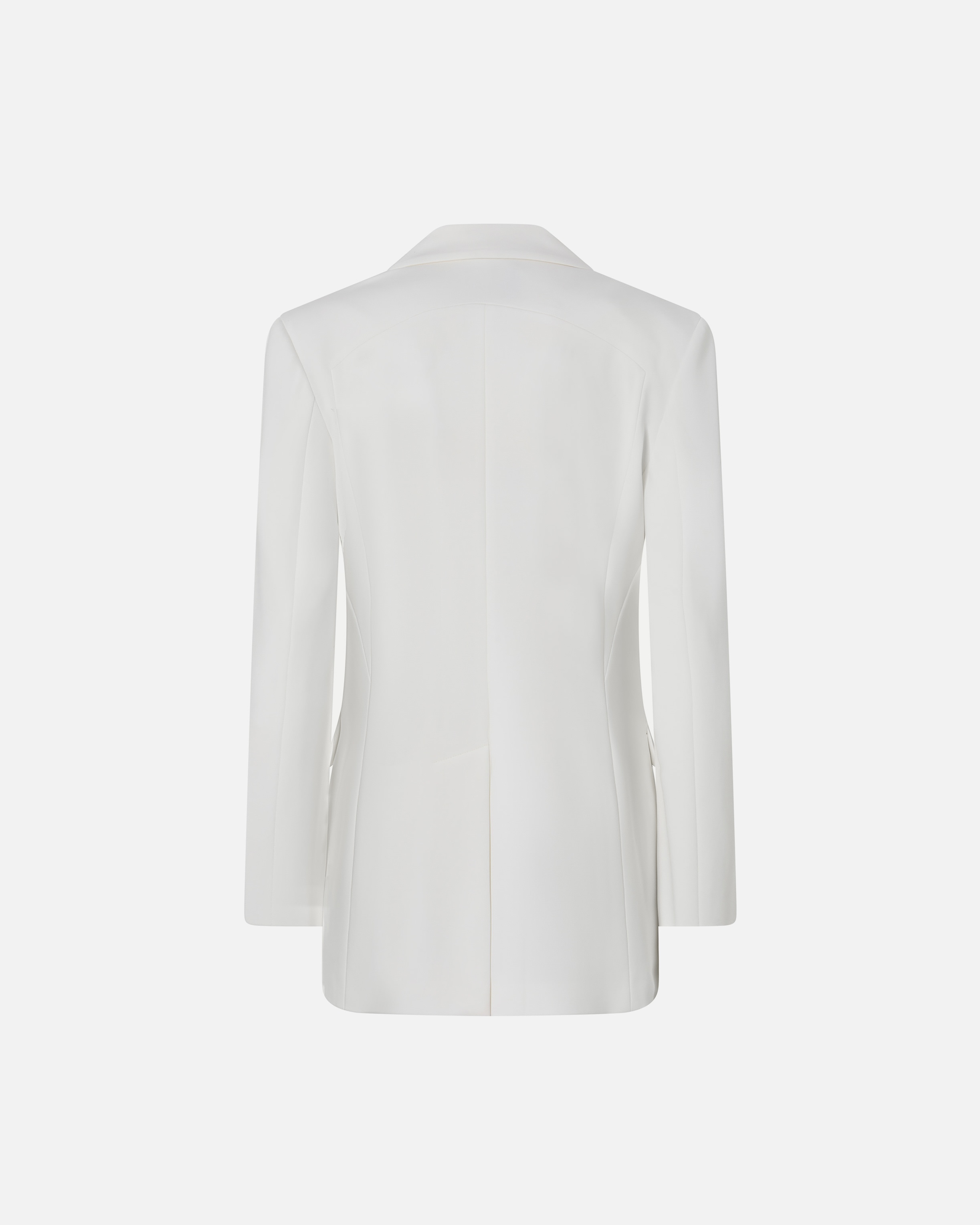 ELEGANT DOUBLE-BREASTED BLAZER WITH FABRIC STITCH - 2