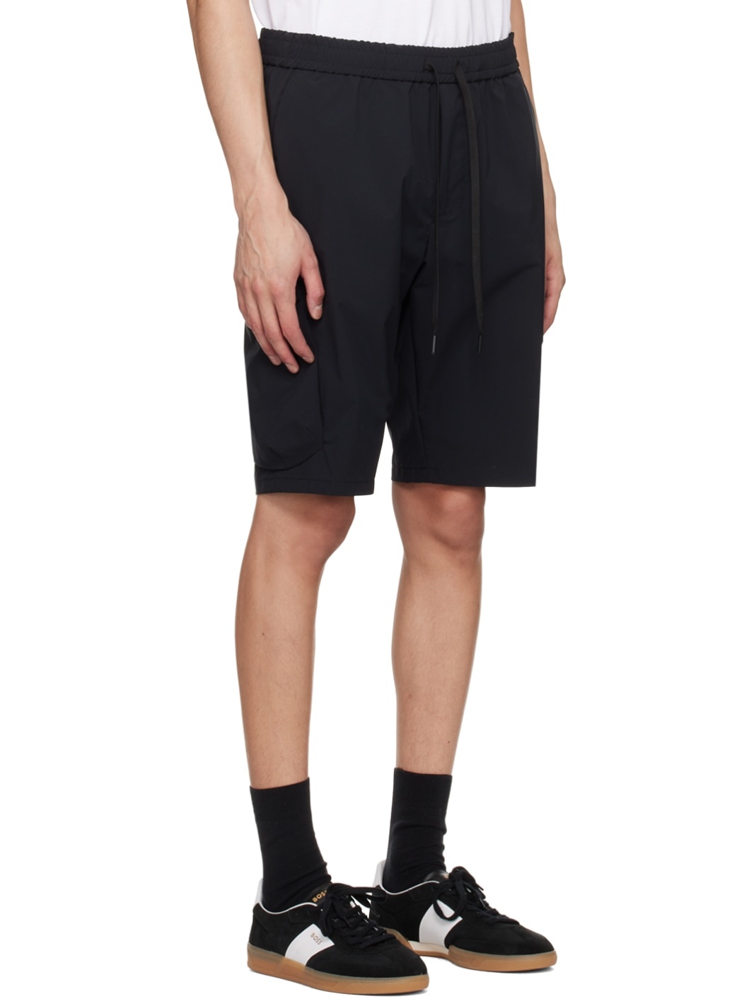 Black Urbanex Cargo Shorts - 2