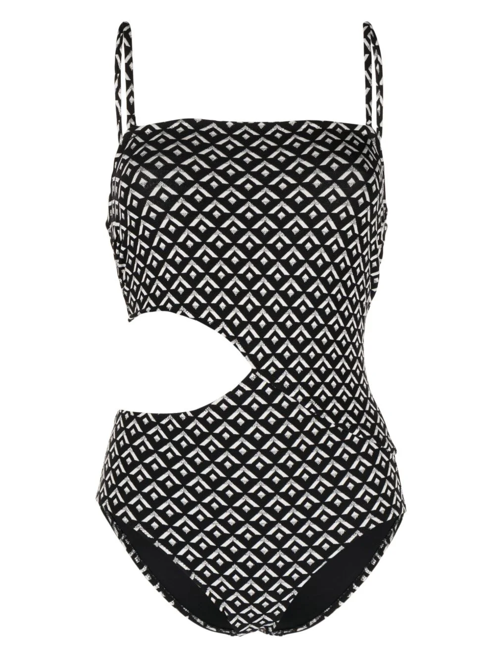 The Cameron geometric-pattern swimsuit - 1