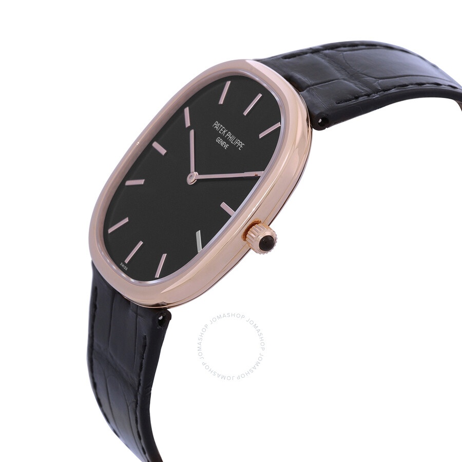 Patek Philippe Golden Ellipse Automatic Black Dial Men's Watch 5738R-001 - 3