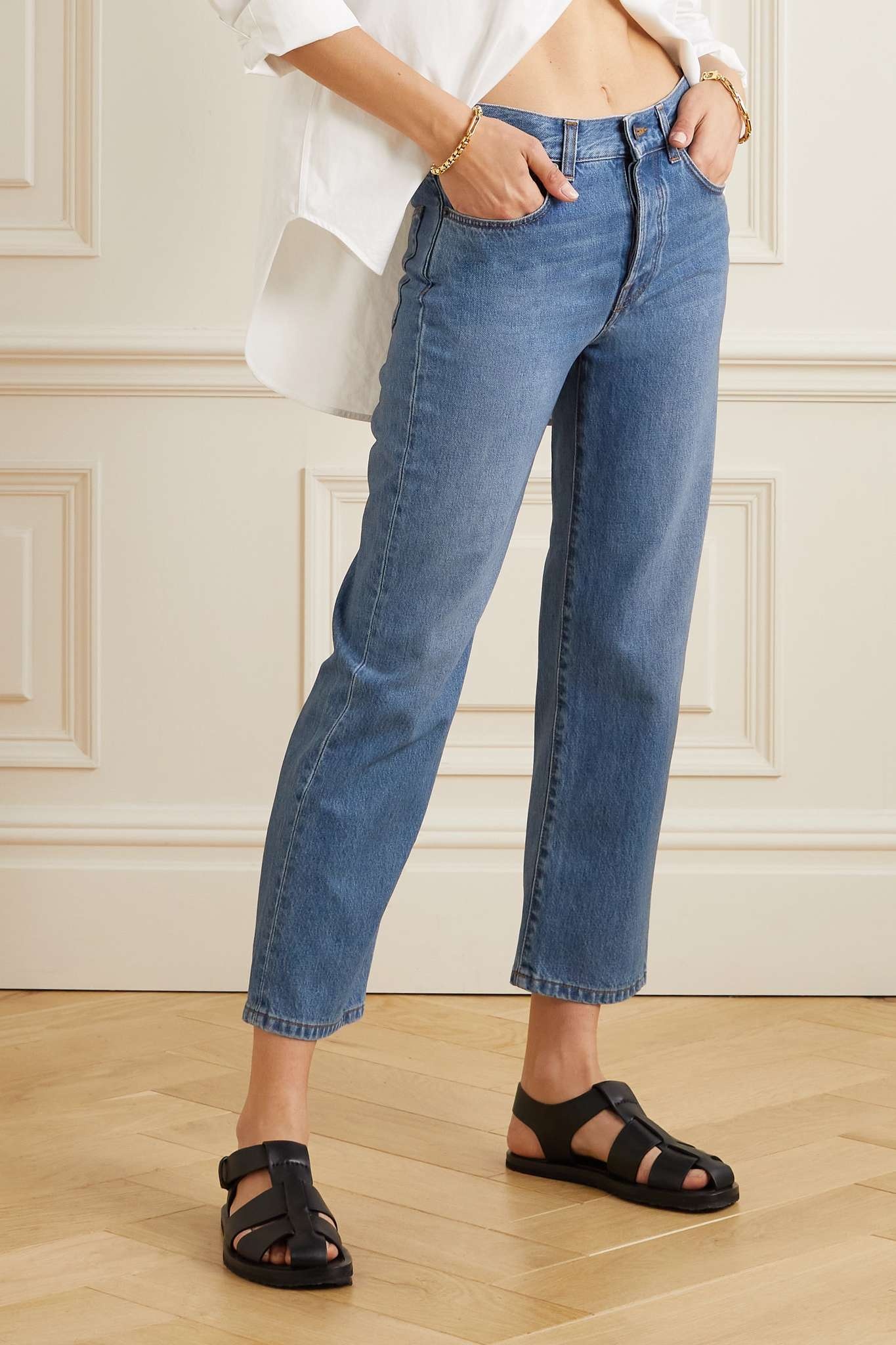 Lesley mid-rise straight-leg jeans - 3