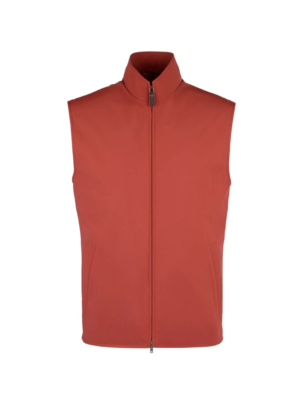 zip-fastening lightweight vest - 1