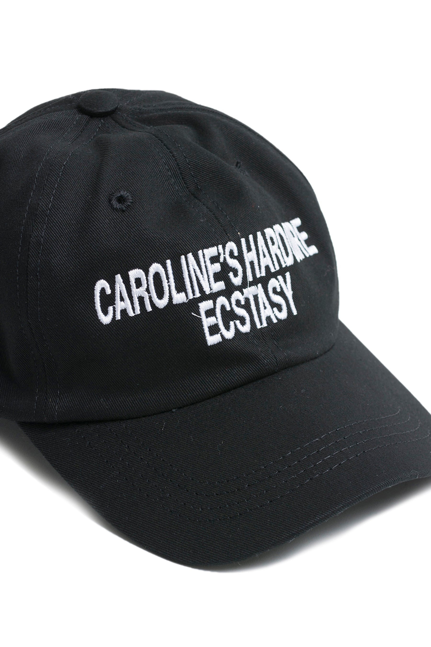 CAROLINE'S HARDCORE ECSTTASY 6-PANEL HAT / BLK/WHT - 5