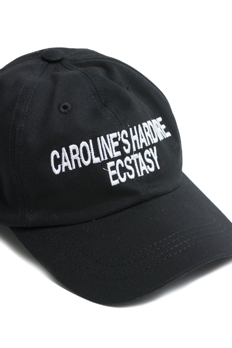 CAROLINE'S HARDCORE ECSTTASY 6-PANEL HAT / BLK/WHT 5