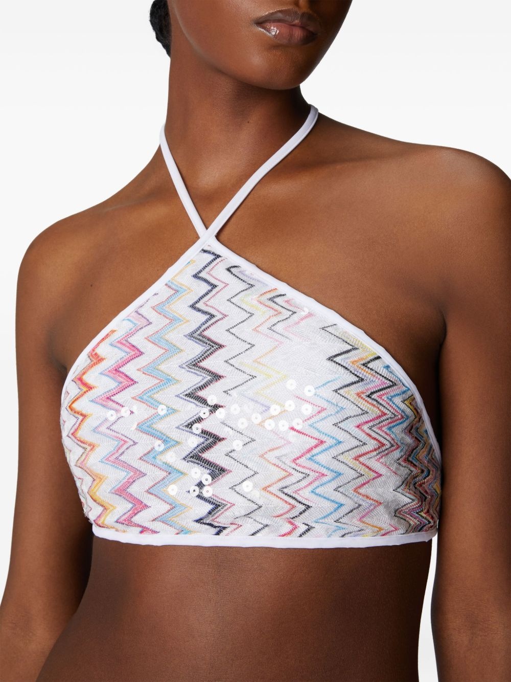 zigzag-pattern bikini - 4