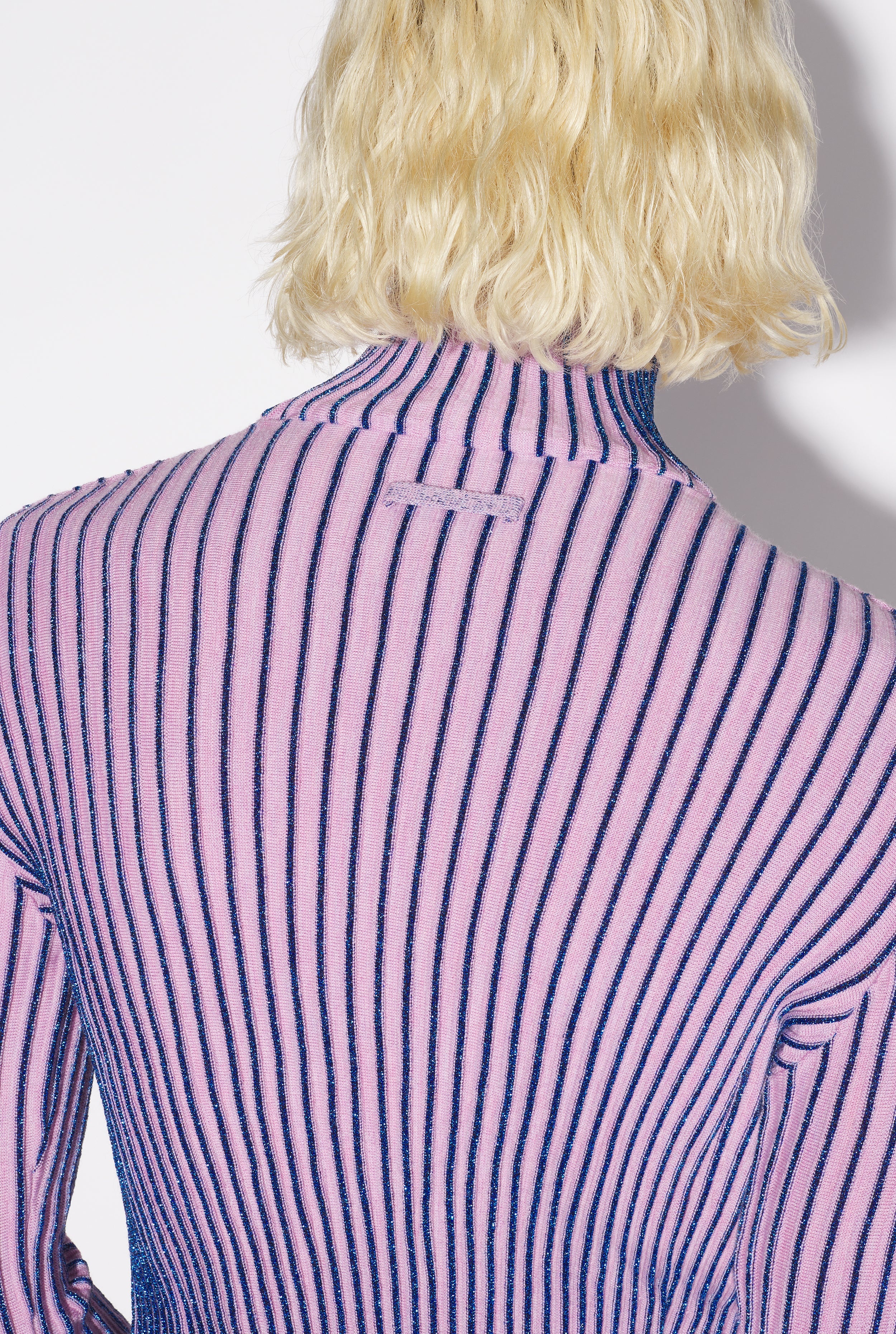 THE PINK LUREX TROMPE L’OEIL TOP - 5