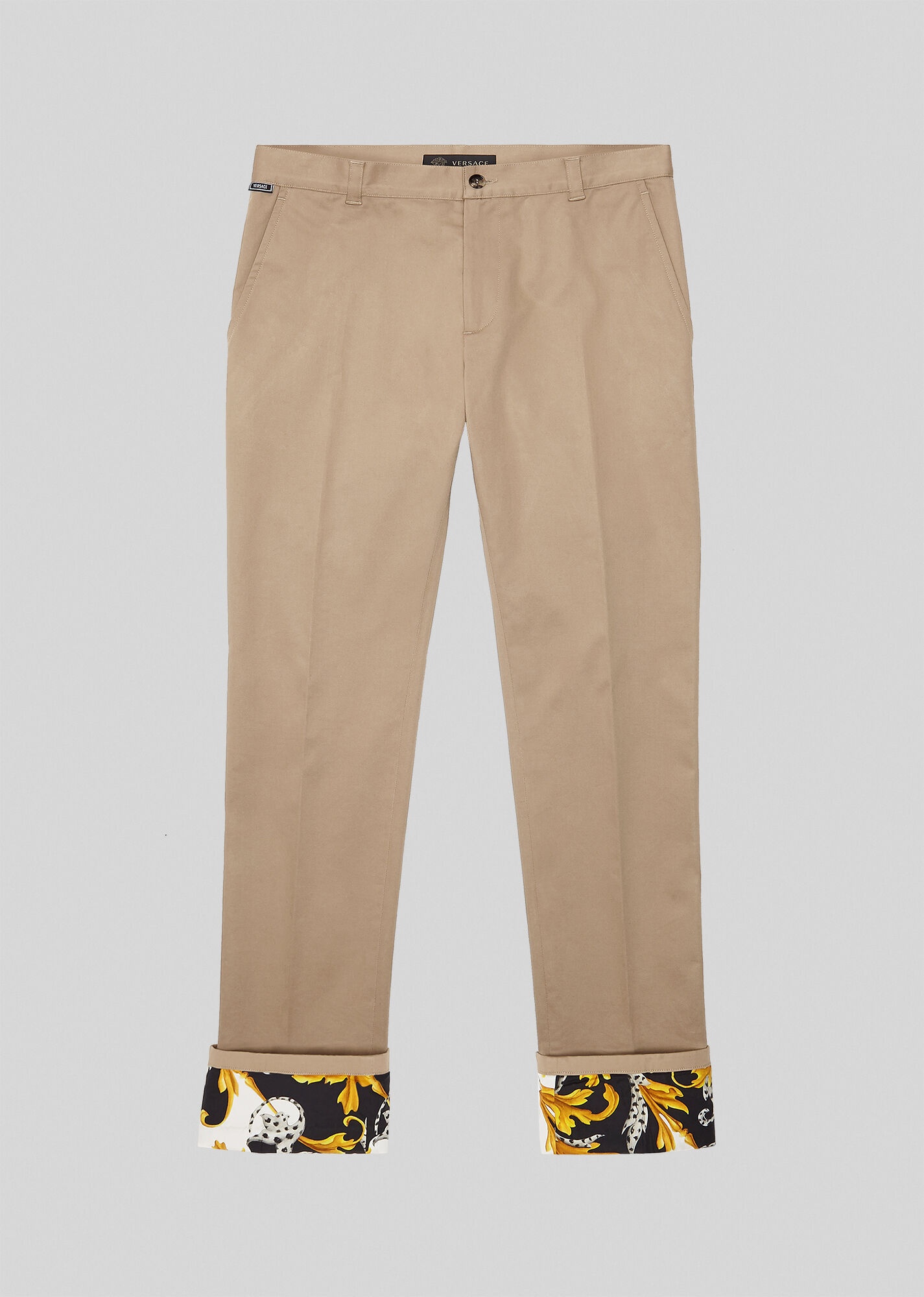 Acanthus Print Accent Trousers - 1