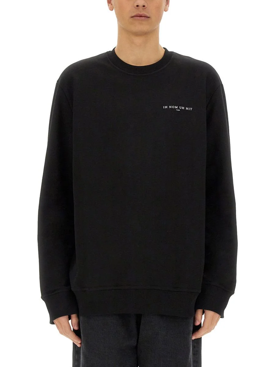 Ih Nom Uh Nit Crown Mask Print Sweatshirt - 1