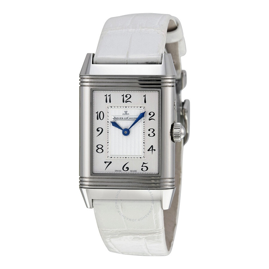 Jaeger LeCoultre Reverso Duetto Duo White Leather Ladies Watch Q2698420 - 5