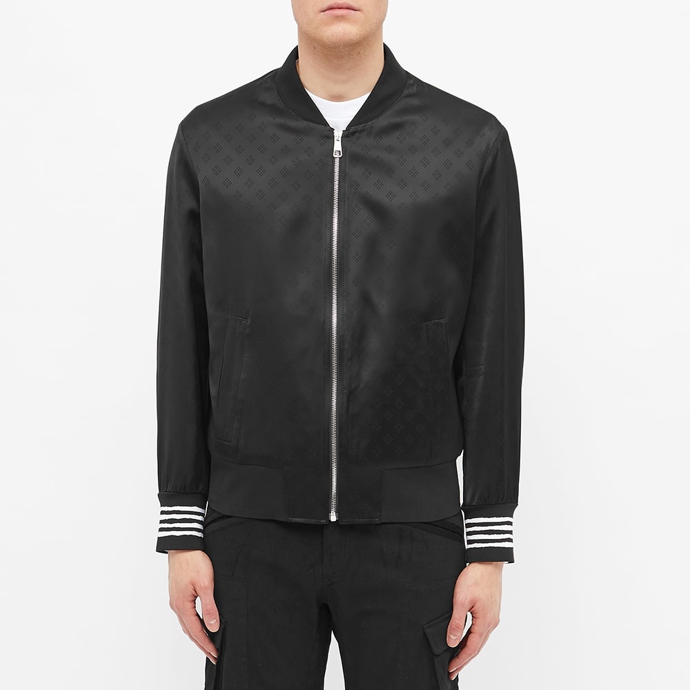 Neil Barrett Hand Drawn Stripe Bomber Jacket - 4