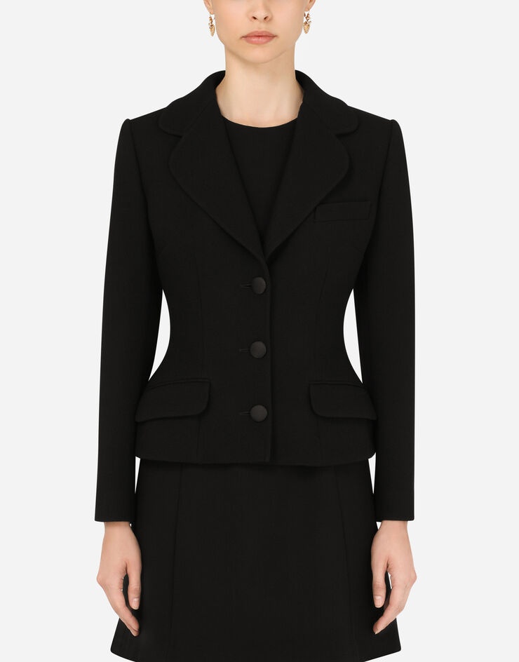 Wool crepe Dolce jacket - 1