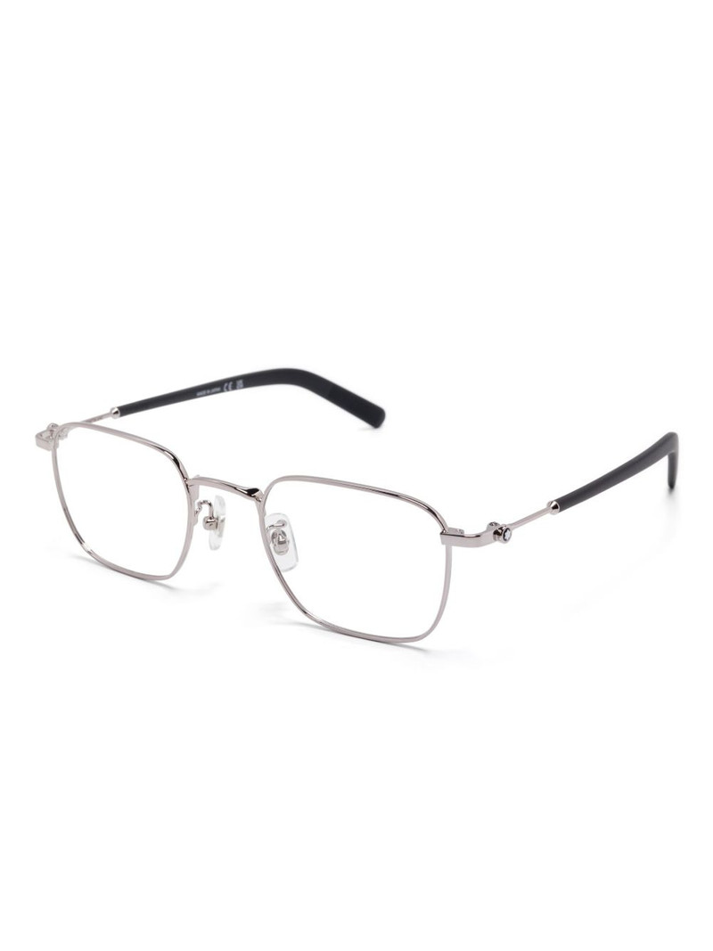 Montblanc square-frame glasses outlook