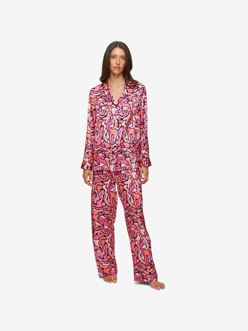 Women's Pyjamas Brindisi 85 Silk Satin Multi - 7