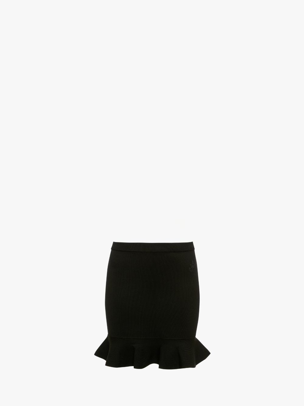 RUFFLED HEM MINI SKIRT - 1