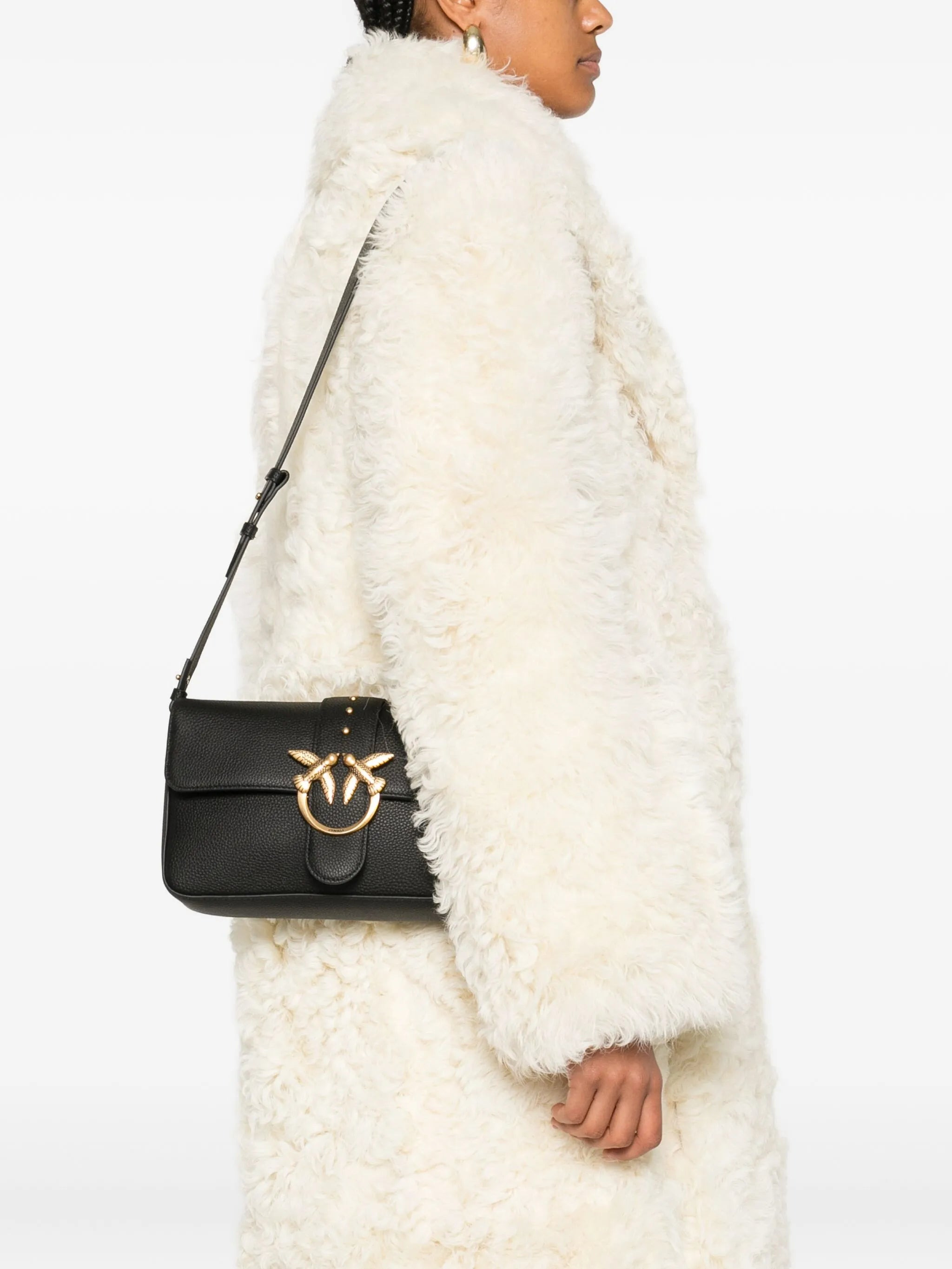 Pinko Love Studded Shoulder Bag - 2